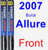 Front Wiper Blade Pack for 2007 Buick Allure - Vision Saver
