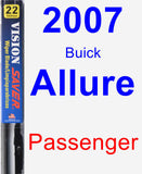 Passenger Wiper Blade for 2007 Buick Allure - Vision Saver