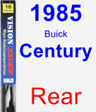 Rear Wiper Blade for 1985 Buick Century - Vision Saver