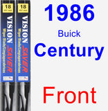 Front Wiper Blade Pack for 1986 Buick Century - Vision Saver