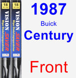 Front Wiper Blade Pack for 1987 Buick Century - Vision Saver