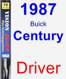 Driver Wiper Blade for 1987 Buick Century - Vision Saver