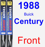 Front Wiper Blade Pack for 1988 Buick Century - Vision Saver