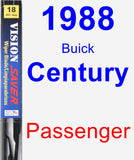 Passenger Wiper Blade for 1988 Buick Century - Vision Saver