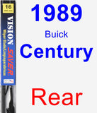 Rear Wiper Blade for 1989 Buick Century - Vision Saver