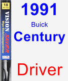 Driver Wiper Blade for 1991 Buick Century - Vision Saver