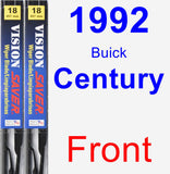 Front Wiper Blade Pack for 1992 Buick Century - Vision Saver