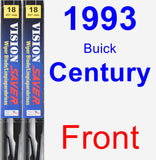 Front Wiper Blade Pack for 1993 Buick Century - Vision Saver