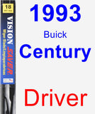 Driver Wiper Blade for 1993 Buick Century - Vision Saver