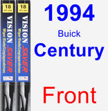 Front Wiper Blade Pack for 1994 Buick Century - Vision Saver