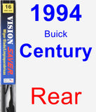 Rear Wiper Blade for 1994 Buick Century - Vision Saver