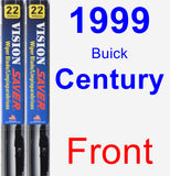 Front Wiper Blade Pack for 1999 Buick Century - Vision Saver