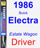 Driver Wiper Blade for 1986 Buick Electra - Vision Saver