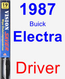 Driver Wiper Blade for 1987 Buick Electra - Vision Saver