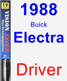 Driver Wiper Blade for 1988 Buick Electra - Vision Saver