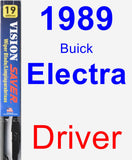Driver Wiper Blade for 1989 Buick Electra - Vision Saver