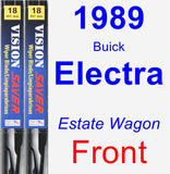 Front Wiper Blade Pack for 1989 Buick Electra - Vision Saver