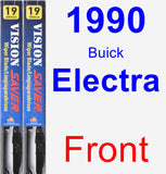 Front Wiper Blade Pack for 1990 Buick Electra - Vision Saver