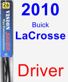 Driver Wiper Blade for 2010 Buick LaCrosse - Vision Saver