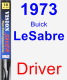 Driver Wiper Blade for 1973 Buick LeSabre - Vision Saver