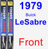 Front Wiper Blade Pack for 1979 Buick LeSabre - Vision Saver