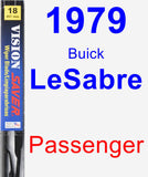 Passenger Wiper Blade for 1979 Buick LeSabre - Vision Saver