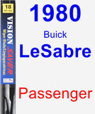 Passenger Wiper Blade for 1980 Buick LeSabre - Vision Saver