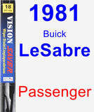 Passenger Wiper Blade for 1981 Buick LeSabre - Vision Saver