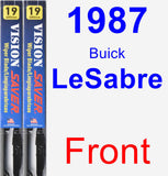 Front Wiper Blade Pack for 1987 Buick LeSabre - Vision Saver