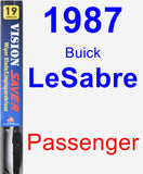 Passenger Wiper Blade for 1987 Buick LeSabre - Vision Saver