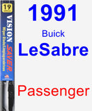 Passenger Wiper Blade for 1991 Buick LeSabre - Vision Saver