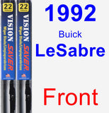 Front Wiper Blade Pack for 1992 Buick LeSabre - Vision Saver
