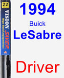 Driver Wiper Blade for 1994 Buick LeSabre - Vision Saver