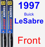 Front Wiper Blade Pack for 1997 Buick LeSabre - Vision Saver