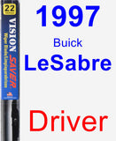 Driver Wiper Blade for 1997 Buick LeSabre - Vision Saver