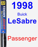 Passenger Wiper Blade for 1998 Buick LeSabre - Vision Saver