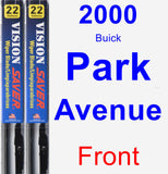 Front Wiper Blade Pack for 2000 Buick Park Avenue - Vision Saver
