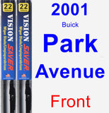 Front Wiper Blade Pack for 2001 Buick Park Avenue - Vision Saver