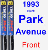 Front Wiper Blade Pack for 1993 Buick Park Avenue - Vision Saver