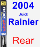 Rear Wiper Blade for 2004 Buick Rainier - Vision Saver