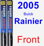 Front Wiper Blade Pack for 2005 Buick Rainier - Vision Saver