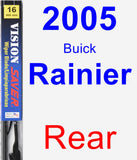 Rear Wiper Blade for 2005 Buick Rainier - Vision Saver