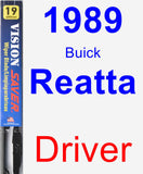 Driver Wiper Blade for 1989 Buick Reatta - Vision Saver