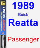 Passenger Wiper Blade for 1989 Buick Reatta - Vision Saver