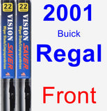 Front Wiper Blade Pack for 2001 Buick Regal - Vision Saver