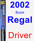 Driver Wiper Blade for 2002 Buick Regal - Vision Saver