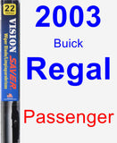 Passenger Wiper Blade for 2003 Buick Regal - Vision Saver