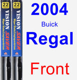 Front Wiper Blade Pack for 2004 Buick Regal - Vision Saver