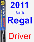 Driver Wiper Blade for 2011 Buick Regal - Vision Saver