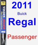 Passenger Wiper Blade for 2011 Buick Regal - Vision Saver